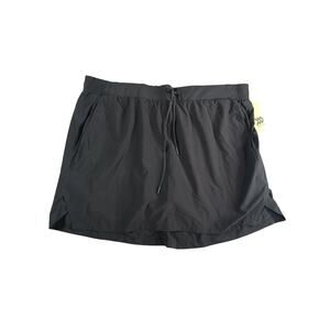 All In Motion Skort Women XXL 2XL Black Active Stretch Skirt Shorts Athletic NWT